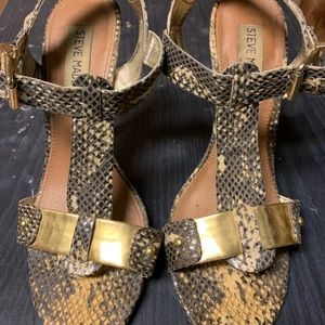 Steve Madden Snake Print Heels